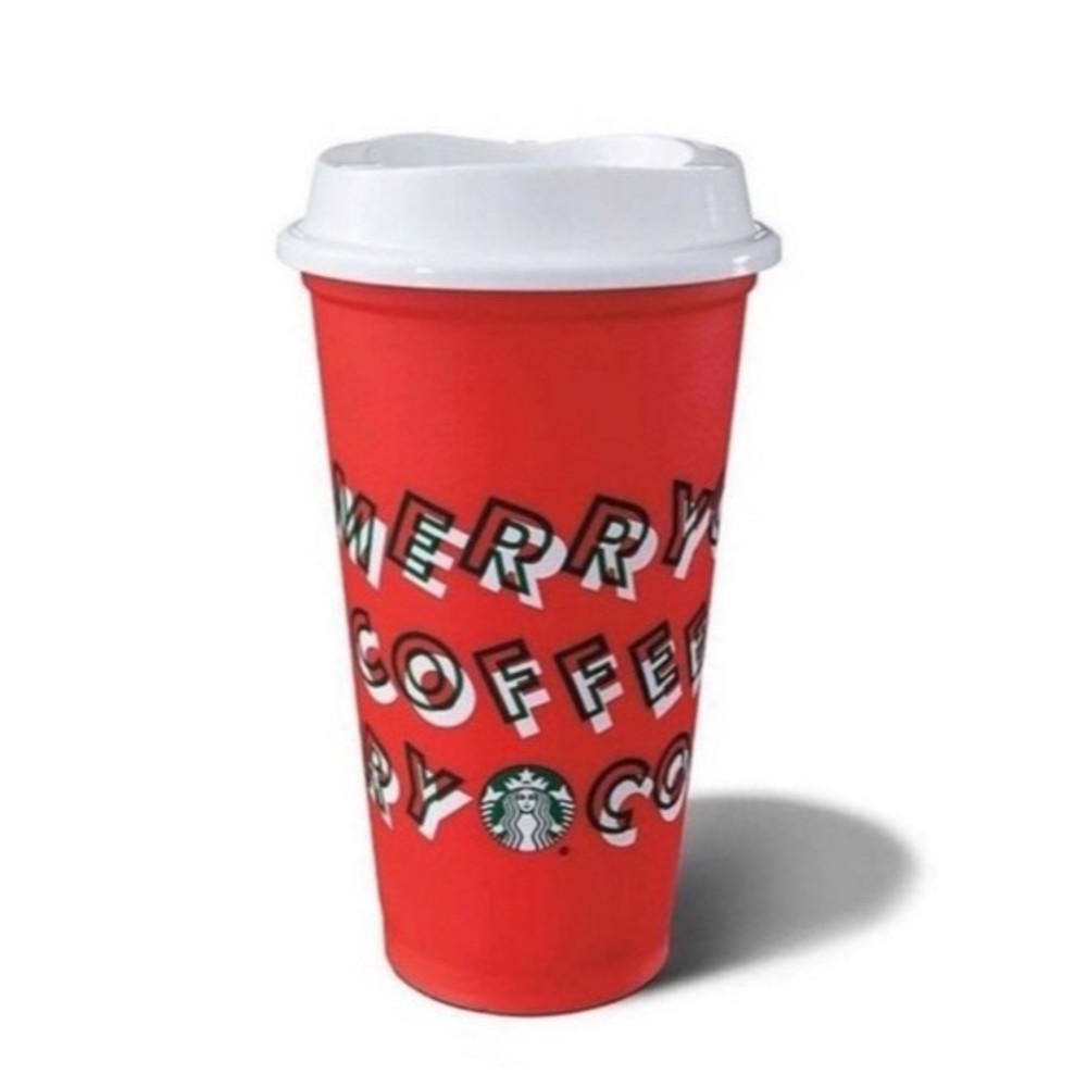 Starbucks Reusable Red Holiday Coffee Cup